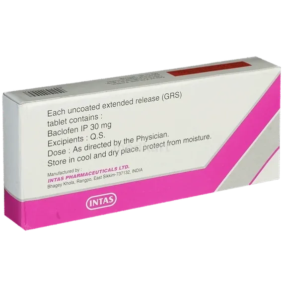 baclof od 30mg tablet 10's